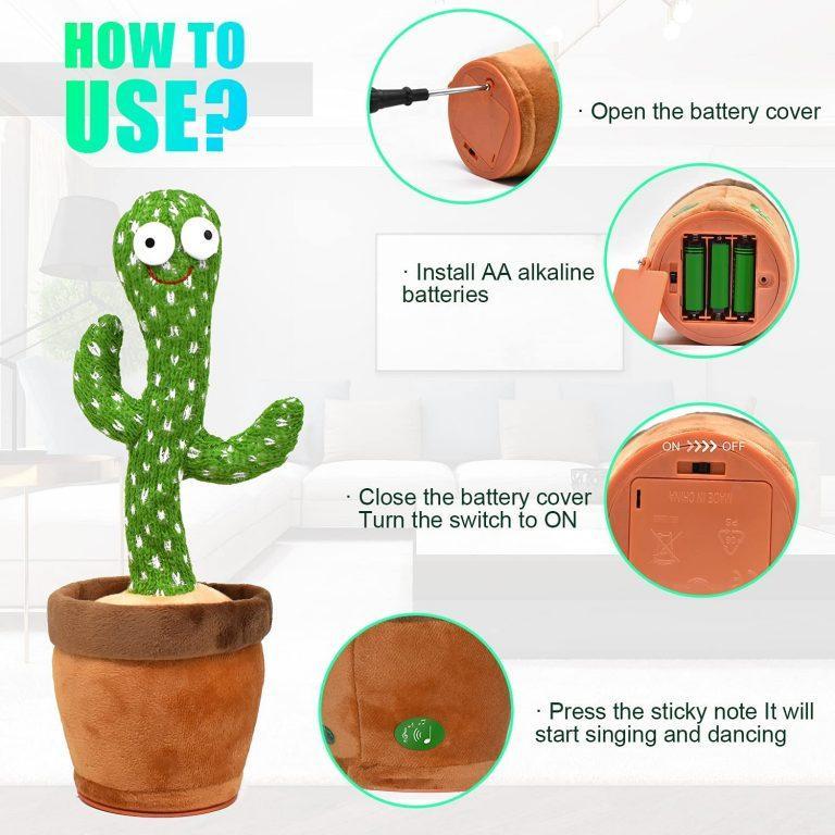 Dansing Cactus Plush Toy For  Kids