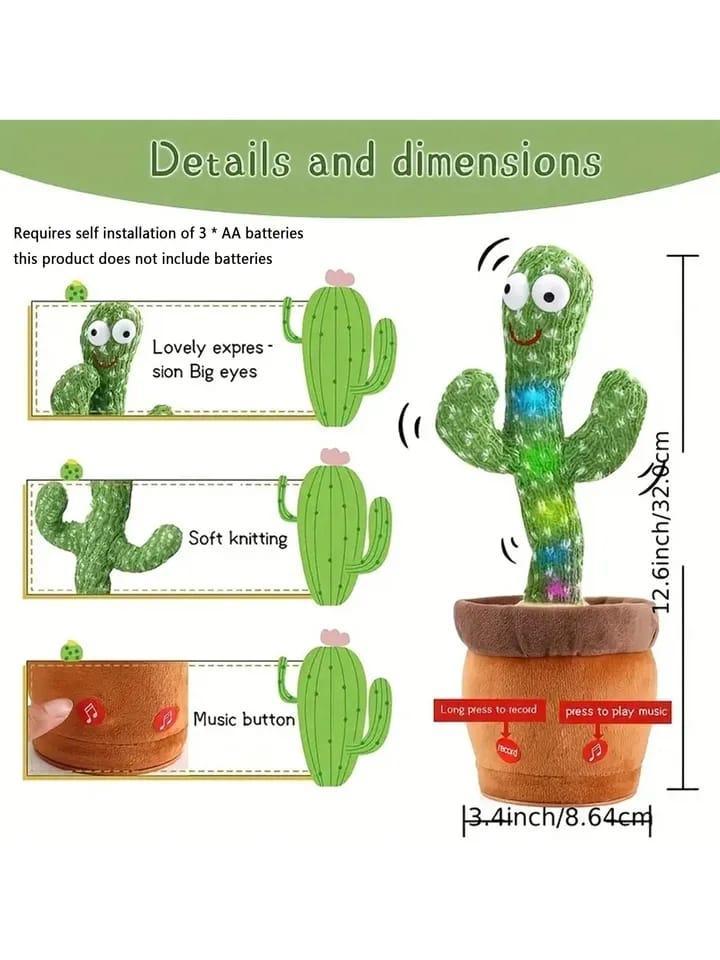 Dansing Cactus Plush Toy For  Kids